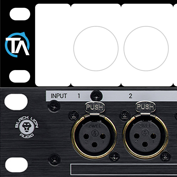 Write-Your-Own Patch Bay Label Compatible with Black Lion PBR XLR Bays