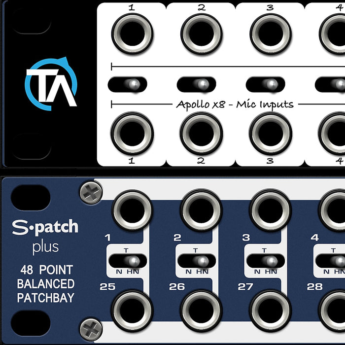 Write-Your-Own Patch Bay Labels Compatible with Samson S Patch Plus