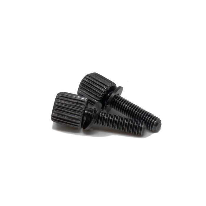 10-32 Thumb Screws Black for 19" rack equipment