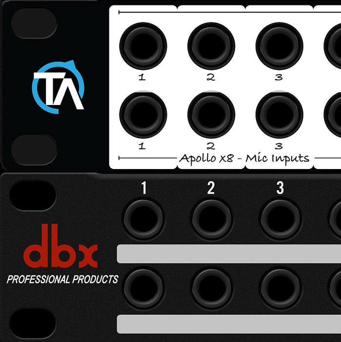 Write-Your-Own Patch Bay Labels Compatible with DBX PB-48