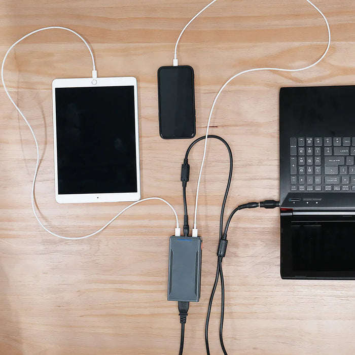 SlimQ 240W DC & USB C GaN Charger