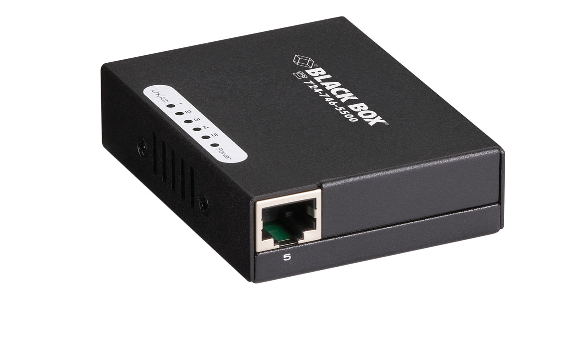 BlackBox™ LBS005 Series Fast Ethernet (100-Mbps) Switch