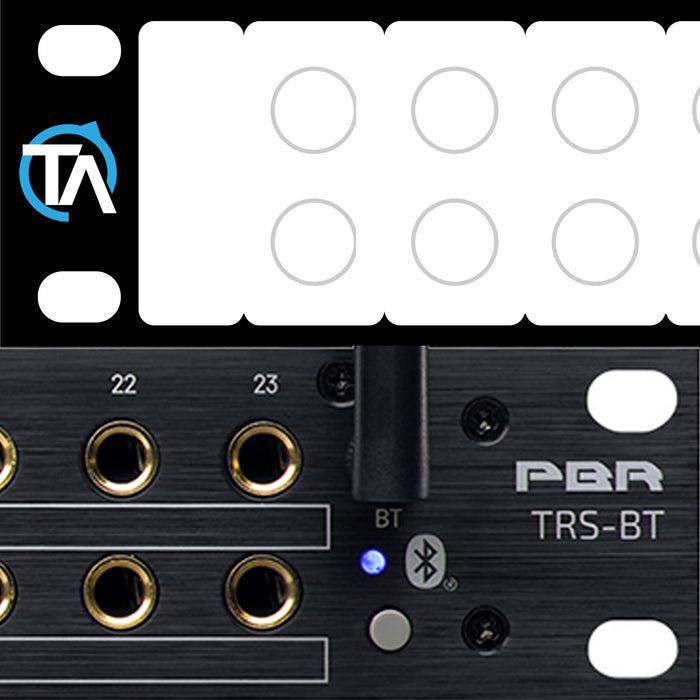 Write-Your-Own Patch Bay Label Compatible with Black Lion PBR TRS-BT Bays