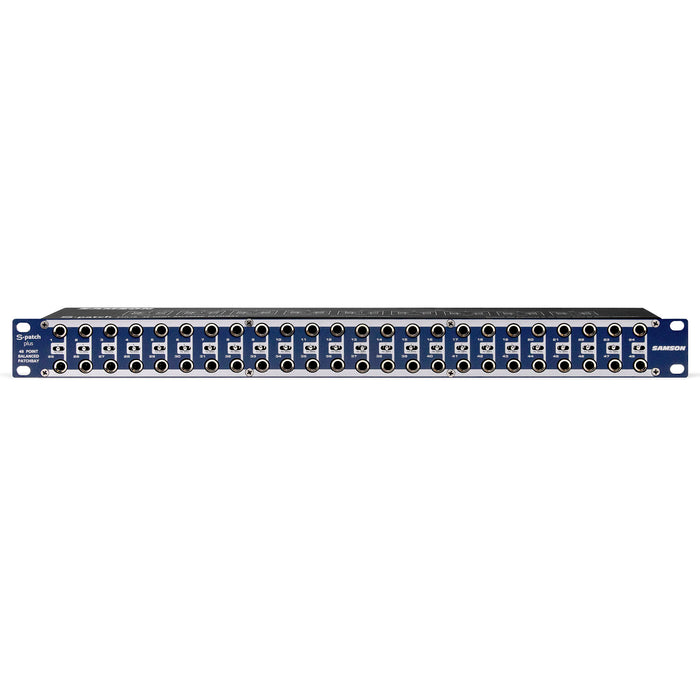 S-patch plus - 48-Point Balanced Patchbay. Includes Free Write-Your-Own Label