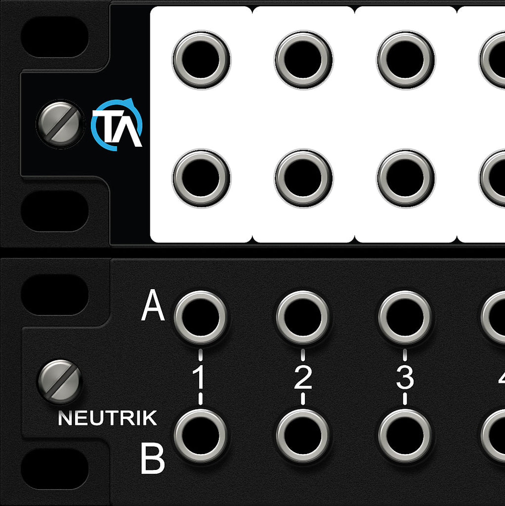 Write-Your-Own Patch Bay Labels Compatible with Neutrik NYS