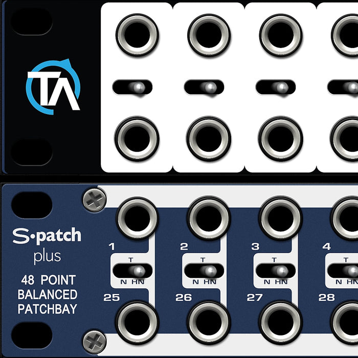 Write-Your-Own Patch Bay Labels Compatible with Samson S Patch Plus